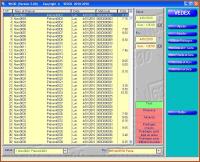 W630 & W300 cran liste des pointages