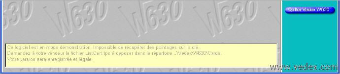 W630 cran de rcupration des pointages